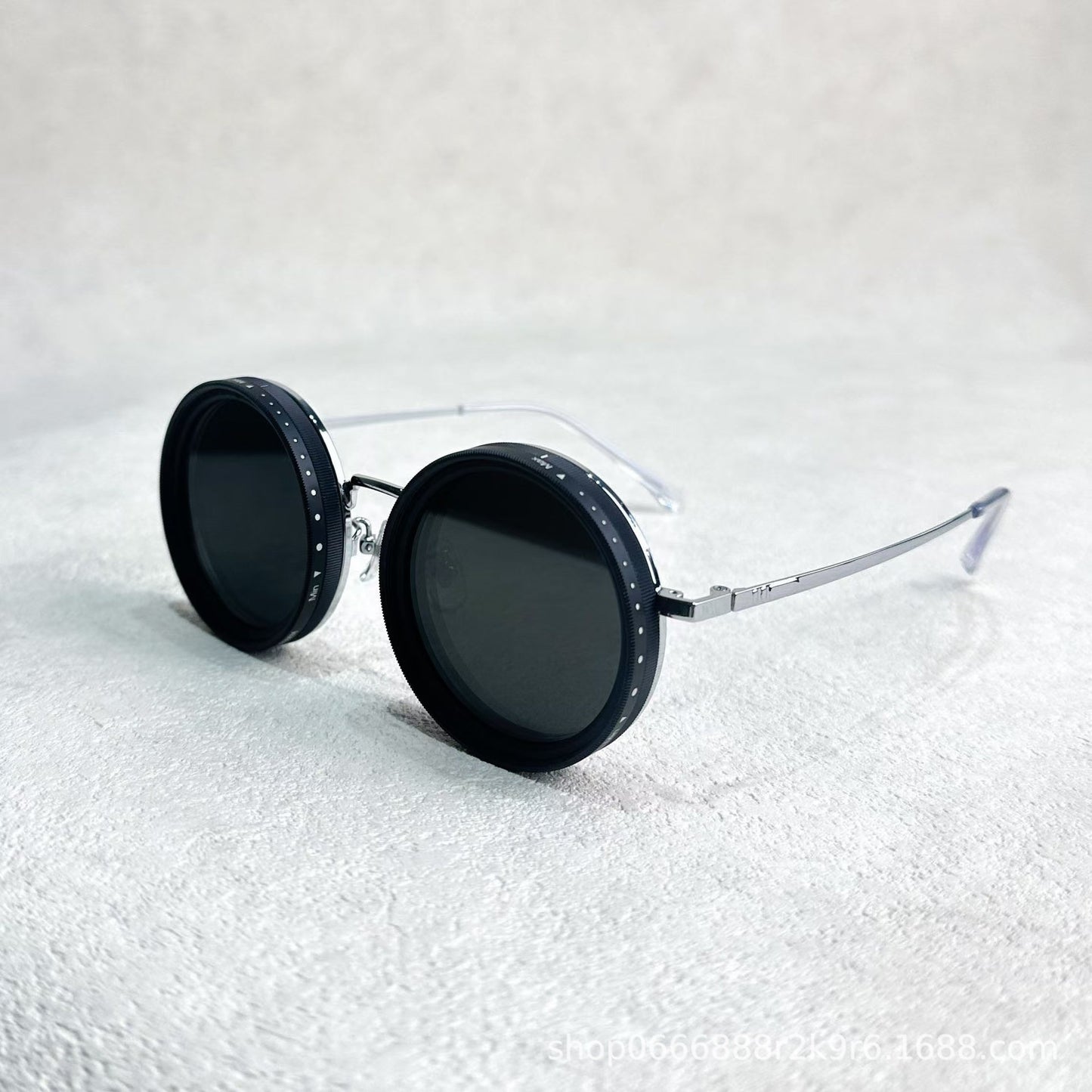 (Gold1) Adjustable frame sunglasses with shatterproof lenses