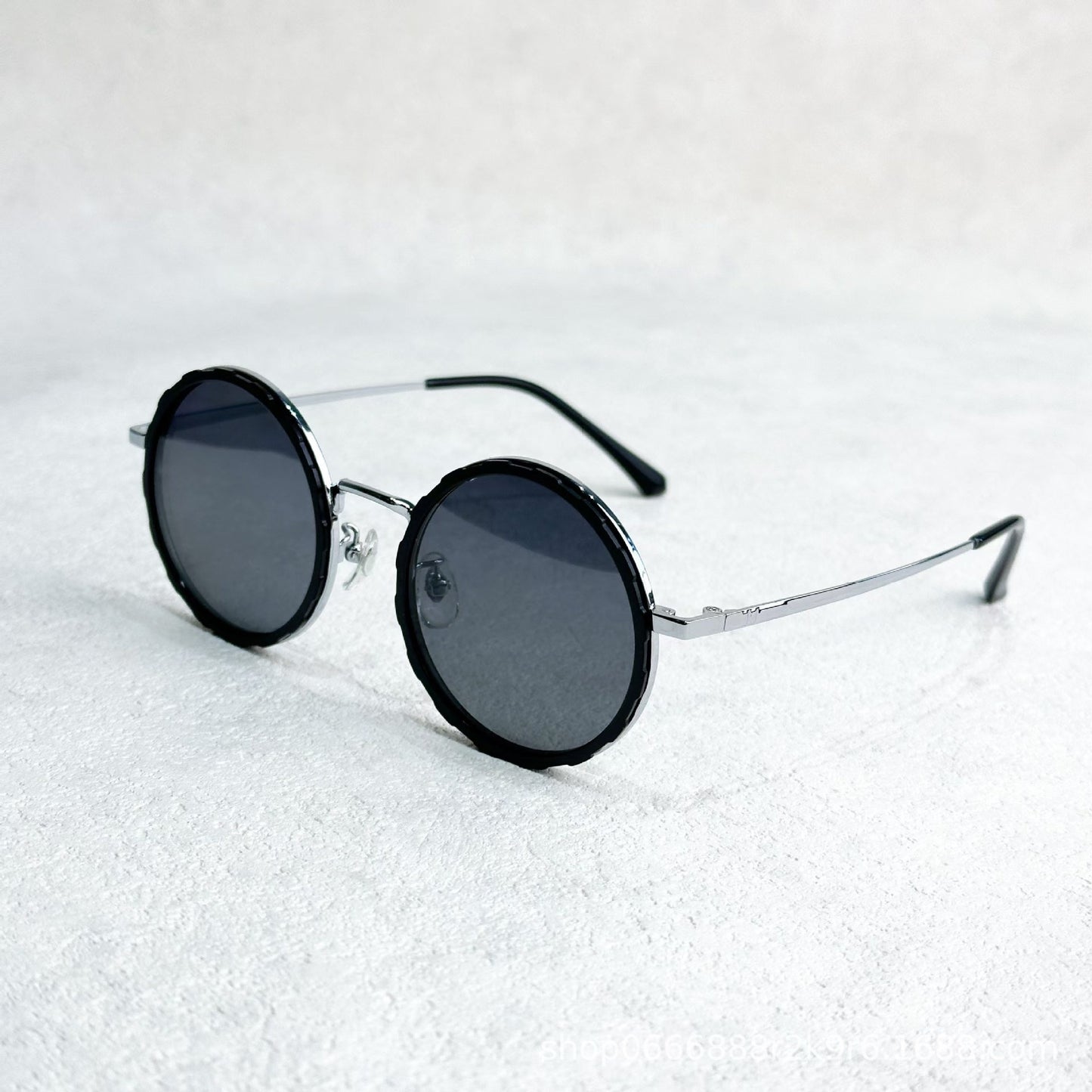 (Gold1) Adjustable frame sunglasses with shatterproof lenses